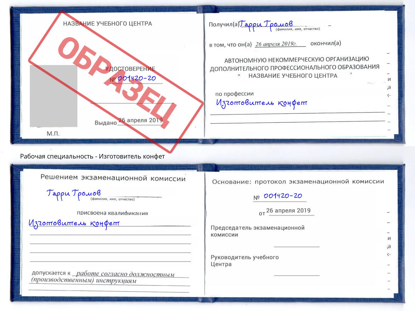 Изготовитель конфет Дербент